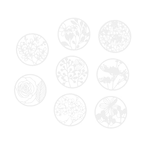 HOMSFOU 8 Stück Blumen Malvorlagen Wiederverwendbare Schablonen für Erwachsene für Diy Projekte Scrapbooking und Wandgestaltung Robustem Kunststoff HOMSFOU 8 Stück Blumen Malvorlagen Wiederverwendbare Schablonen für Erwachsene für Diy Projekte Scrapbooking und Wandgestaltung Robustem Kunststoff von HOMSFOU