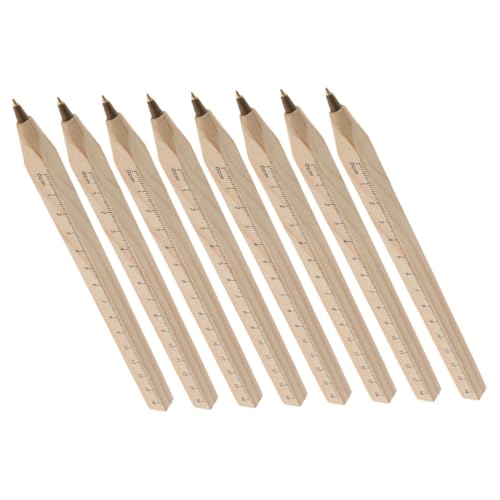 HOMSFOU 8 Stück Massivholzschild Stift Schreibwaren Stifte Abenteuerstift Scrivener Pen Holzarbeiten Liefern Füllfederhalter Aus Holz Eingabestift Stifte Für Die Schule Neuheitstifte Beige HOMSFOU 8 Stück Massivholzschild Stift Schreibwaren Stifte Abenteuerstift Scrivener Pen Holzarbeiten Liefern Füllfederhalter Aus Holz Eingabestift Stifte Für Die Schule Neuheitstifte Beige von HOMSFOU