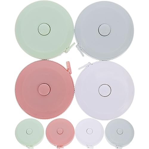 HOMSFOU 8 Stück Mini Maßband Teiliges Tragbares Einziehbares Maßband für Körper und Bekleidungsmaße Weiß Blau und Grün für Schneiderarbeiten und Heimgebrauch HOMSFOU 8 Stück Mini Maßband Teiliges Tragbares Einziehbares Maßband für Körper und Bekleidungsmaße Weiß Blau und Grün für Schneiderarbeiten und Heimgebrauch von HOMSFOU