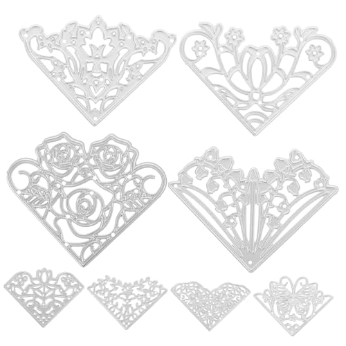 HOMSFOU 8 Stück Spitzenmesserform Aus Spitzenmesser Stanzformen Für Die Kartenherstellung Schnitte Den Schnitt Machen Stempel Prägen Scrapbooking Silber Stahl Mit Hohem Kohlenstoffgehalt HOMSFOU 8 Stück Spitzenmesserform Aus Spitzenmesser Stanzformen Für Die Kartenherstellung Schnitte Den Schnitt Machen Stempel Prägen Scrapbooking Silber Stahl Mit Hohem Kohlenstoffgehalt von HOMSFOU