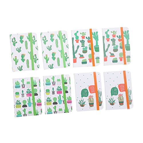 HOMSFOU 8 Stück Teiliges Cactus Design Notizbuch Handliches Cartoon Notizbuch für To Do Listen und Termine für Schüler und Büroangestellte HOMSFOU 8 Stück Teiliges Cactus Design Notizbuch Handliches Cartoon Notizbuch für To Do Listen und Termine für Schüler und Büroangestellte von HOMSFOU