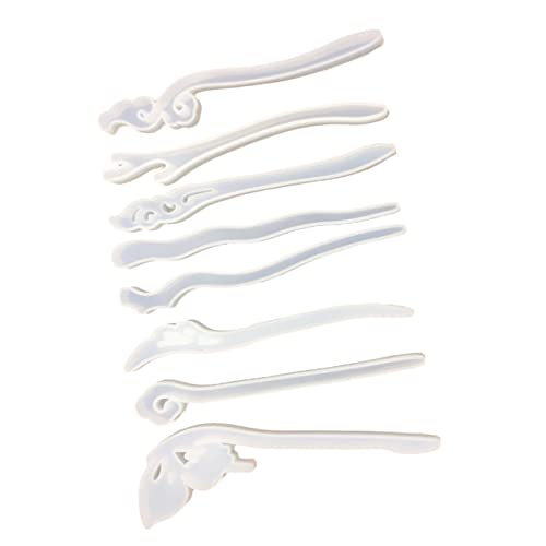 HOMSFOU 8 Stück Teiliges Diy Kristall Epoxidharz Haarnadel Modellset Silikonformen für Haarschmuck Vielseitige Gießformen für Bastelprojekte Gemischte Stile HOMSFOU 8 Stück Teiliges Diy Kristall Epoxidharz Haarnadel Modellset Silikonformen für Haarschmuck Vielseitige Gießformen für Bastelprojekte Gemischte Stile von HOMSFOU