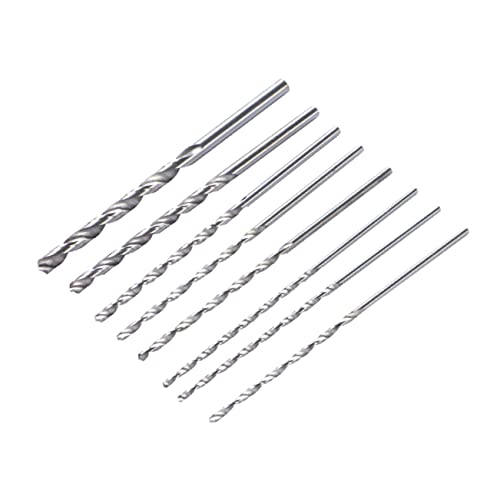 HOMSFOU 8 Stück Teiliges Extra Langer Hochgeschwindigkeits Bohrer Stahl für Präzises Bohren und Langlebig und Effizient HOMSFOU 8 Stück Teiliges Extra Langer Hochgeschwindigkeits Bohrer Stahl für Präzises Bohren und Langlebig und Effizient von HOMSFOU