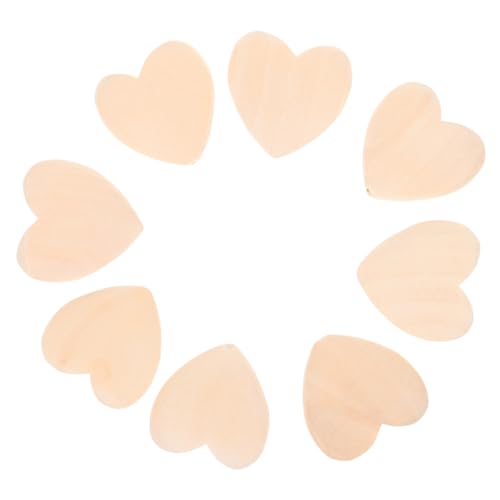HOMSFOU 8 Stück Teiliges Holzperlen Herzform Unvollendete DIY Schmuckperlen für Halsketten Armbänder Basteln Natürliche Holzherzen zum Auffädeln Vielseitig für Schmuck und Dekoration HOMSFOU 8 Stück Teiliges Holzperlen Herzform Unvollendete DIY Schmuckperlen für Halsketten Armbänder Basteln Natürliche Holzherzen zum Auffädeln Vielseitig für Schmuck und Dekoration von HOMSFOU