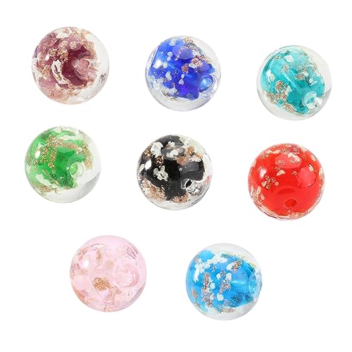 HOMSFOU 8 Stück Teiliges Leuchtende Glasperlen DIY Bastelmaterial für Schmuckherstellung für Armbänder und Ohrringe Rot Grün Fruchtgrün Schwarz Lila Seenblau HOMSFOU 8 Stück Teiliges Leuchtende Glasperlen DIY Bastelmaterial für Schmuckherstellung für Armbänder und Ohrringe Rot Grün Fruchtgrün Schwarz Lila Seenblau von HOMSFOU