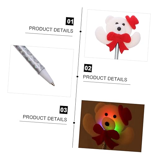 HOMSFOU 8 Stück Teiliges Leuchtende Weihnachts Kugelschreiber mit Cartoon Glatte Schreibfunktion Bunte Stifte für Schüler und Büro Praktische Geschenkidee zu Weihnachten HOMSFOU 8 Stück Teiliges Leuchtende Weihnachts Kugelschreiber mit Cartoon Glatte Schreibfunktion Bunte Stifte für Schüler und Büro Praktische Geschenkidee zu Weihnachten von HOMSFOU