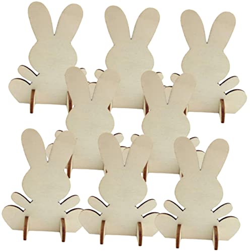 HOMSFOU 8 Stück Teiliges Ostern Holzfiguren zum Bemalen Dekorative Holz Osteranhänger für Diy Graffiti Bastelzubehör für Osterdekorationen HOMSFOU 8 Stück Teiliges Ostern Holzfiguren zum Bemalen Dekorative Holz Osteranhänger für Diy Graffiti Bastelzubehör für Osterdekorationen von HOMSFOU