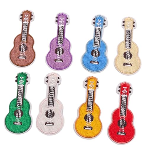 HOMSFOU 8 Stück Teiliges Set Bestickte Gitarren Patches Dekorative Stoffflicken für Kleidung Jeans Taschen und Mehr Selbstklebende Applikationen für Handarbeiten Diy Projekte und Mode HOMSFOU 8 Stück Teiliges Set Bestickte Gitarren Patches Dekorative Stoffflicken für Kleidung Jeans Taschen und Mehr Selbstklebende Applikationen für Handarbeiten Diy Projekte und Mode von HOMSFOU