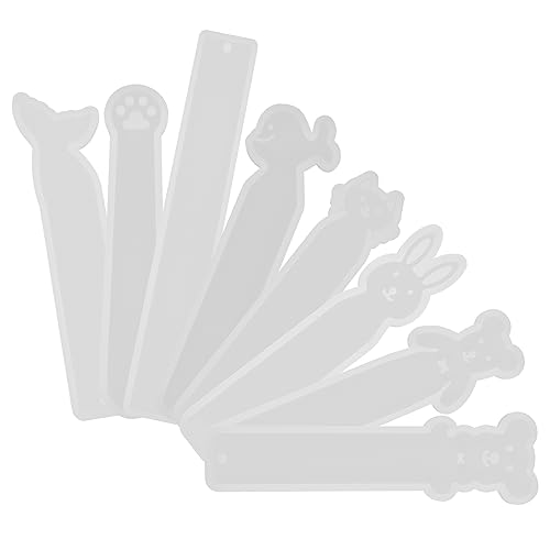 HOMSFOU 8 Stück Teiliges Silikon Lesezeichen Gießform Kreative Epoxidharz Formen für Diy Schmuck und Handwerk Flexibel und Langlebig für Designs HOMSFOU 8 Stück Teiliges Silikon Lesezeichen Gießform Kreative Epoxidharz Formen für Diy Schmuck und Handwerk Flexibel und Langlebig für Designs von HOMSFOU