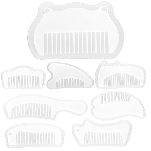 HOMSFOU 8 Stück Teiliges Silikonform Set für Diy Kämme Wiederverwendbare und Waschbare Epoxidharz Gießformen Silikonformen für Handgefertigte Kammgestaltungen Langlebig und Einfach zu HOMSFOU 8 Stück Teiliges Silikonform Set für Diy Kämme Wiederverwendbare und Waschbare Epoxidharz Gießformen Silikonformen für Handgefertigte Kammgestaltungen Langlebig und Einfach zu von HOMSFOU