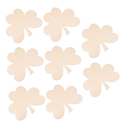 HOMSFOU 8 Stück Teiliges Unbemalte Holzschalen Kleeblatt Form für Patrick's Day Natürliche Holz Dekoration für und Feiern HOMSFOU 8 Stück Teiliges Unbemalte Holzschalen Kleeblatt Form für Patrick's Day Natürliche Holz Dekoration für und Feiern von HOMSFOU