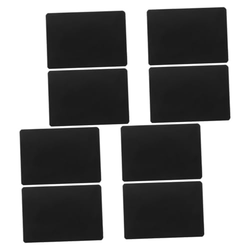 HOMSFOU 8 Stück Wisch Bare Karte Einzelhandelsdisplay Mini-schilder Für Die Lebensmittelanzeige Etiketten Für Essen Auf Partys Buffetzeichen Für Lebensmittel Platzkarten Abs Black von HOMSFOU