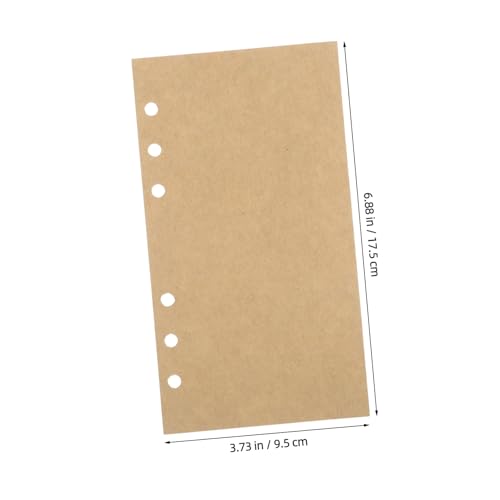 HOMSFOU 80 Blatt Nachfüllpapier Kraftpapier Blanko Lose Einlagen Nachfüllbar Für Ringbuch Planer Journal Tagebuch Kreatives Schreiben Malen HOMSFOU 80 Blatt Nachfüllpapier Kraftpapier Blanko Lose Einlagen Nachfüllbar Für Ringbuch Planer Journal Tagebuch Kreatives Schreiben Malen von HOMSFOU