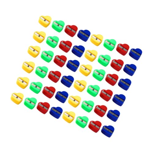 HOMSFOU 80 Stück Teiliges Bunte Mini-hand-anspitzer für Bleistifte Leicht Farbenfrohes Design Praktische Schärfer für Schüler als Geschenk und Schulbedarf von HOMSFOU