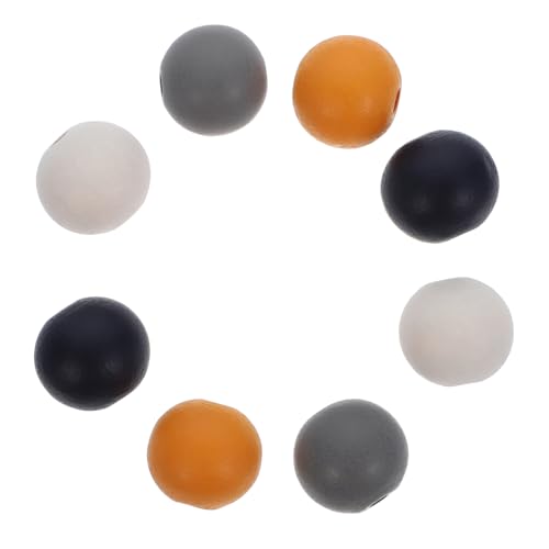 HOMSFOU 80 Stück Teiliges Holzperlen Diy Spacer Beads für Schmuckherstellung und Dekoration Handgefertigte Holzcharms in Weiß Gelb für Bastelprojekte und Familienfeiern HOMSFOU 80 Stück Teiliges Holzperlen Diy Spacer Beads für Schmuckherstellung und Dekoration Handgefertigte Holzcharms in Weiß Gelb für Bastelprojekte und Familienfeiern von HOMSFOU