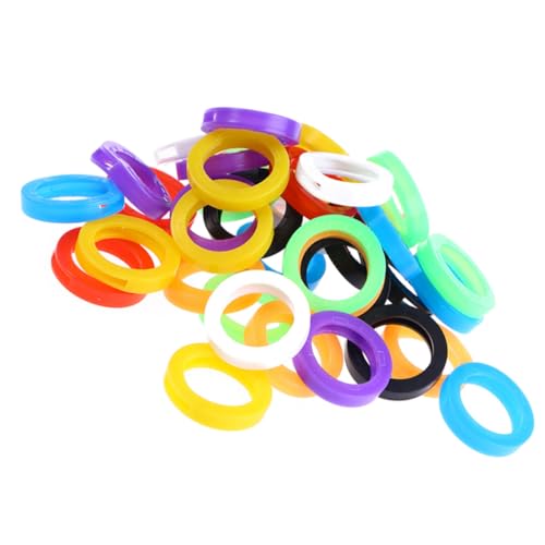HOMSFOU 80 Stück Teiliges Silikon Schlüsselhüllen Bunte Elastische Schutzhüllen für Schlüssel Schlüsselidentifikation Komfortable Flexible Key Caps für Standardtürschlüssel Praktische HOMSFOU 80 Stück Teiliges Silikon Schlüsselhüllen Bunte Elastische Schutzhüllen für Schlüssel Schlüsselidentifikation Komfortable Flexible Key Caps für Standardtürschlüssel Praktische von HOMSFOU