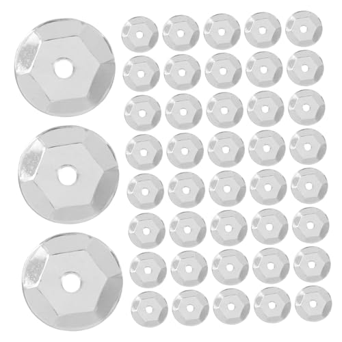 HOMSFOU 800 Stück Paillettenperlen Gelbe Strasssteine Klare Pailletten Lose Pailletten Sternpailletten Zum Basteln Pailletten Für Bastelkinder Pailletten Perlen Silber Pvc HOMSFOU 800 Stück Paillettenperlen Gelbe Strasssteine Klare Pailletten Lose Pailletten Sternpailletten Zum Basteln Pailletten Für Bastelkinder Pailletten Perlen Silber Pvc von HOMSFOU