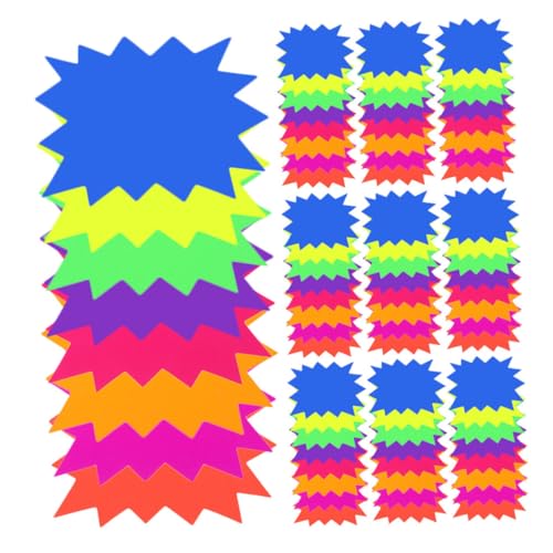 HOMSFOU 80Stücke Fluoreszierende Preisschilder Preisexplosionszeichen Für Einzelhandel Flohmärkte Fundraising Und Verkaufsaktionen Langlebig Und Einfach HOMSFOU 80Stücke Fluoreszierende Preisschilder Preisexplosionszeichen Für Einzelhandel Flohmärkte Fundraising Und Verkaufsaktionen Langlebig Und Einfach von HOMSFOU