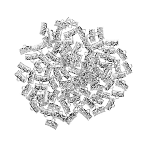 HOMSFOU 85 Stück Teiliges Vintage Schmuckzubehör mit Tube charms aus Legierung Vielseitige DIY Verbindungselemente für Armbänder und Halsketten für Schmuckherstellung und Personalisierte von HOMSFOU