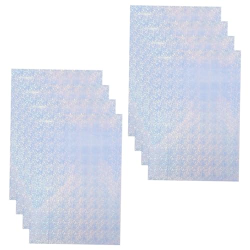 HOMSFOU 8Stücke Druckerpapier Wasserdichtes Fotopapier Glänzendes Rainbow für Tintenstrahldrucker für Kreative Projekte und Fotodrucke zu Hause von HOMSFOU