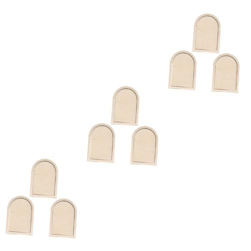 HOMSFOU 9 Sätze Unfertige Holzpuzzle Chips Diy Bastelmaterial Blanko für Erwachsene zum Malen und Gestalten von Individuellen Dekorationen HOMSFOU 9 Sätze Unfertige Holzpuzzle Chips Diy Bastelmaterial Blanko für Erwachsene zum Malen und Gestalten von Individuellen Dekorationen von HOMSFOU