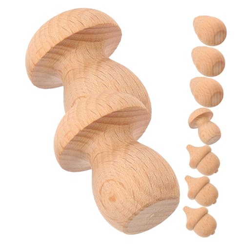 HOMSFOU 9 Stück Teiliges Holz Diy Bastelarbeiten Unbemalte Pilze und Eicheln für Kreative Graffiti Projekte Malspielzeug für Erwachsene HOMSFOU 9 Stück Teiliges Holz Diy Bastelarbeiten Unbemalte Pilze und Eicheln für Kreative Graffiti Projekte Malspielzeug für Erwachsene von HOMSFOU