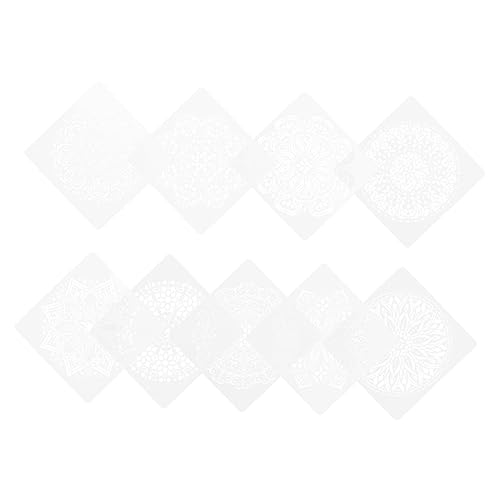 HOMSFOU 9 Stück Teiliges Mandala Malvorlagen für Wiederverwendbare Schablonen für Diy Wanddekoration und Kreative Projekte Große Vorlagen HOMSFOU 9 Stück Teiliges Mandala Malvorlagen für Wiederverwendbare Schablonen für Diy Wanddekoration und Kreative Projekte Große Vorlagen von HOMSFOU