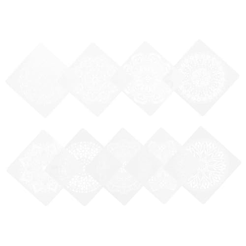 HOMSFOU 9 Stück Teiliges Mandala Schablonenset Diy Wandgestaltung Wiederverwendbar Waschbar Pet Material Kreative Malvorlagen für Bastelprojekte HOMSFOU 9 Stück Teiliges Mandala Schablonenset Diy Wandgestaltung Wiederverwendbar Waschbar Pet Material Kreative Malvorlagen für Bastelprojekte von HOMSFOU