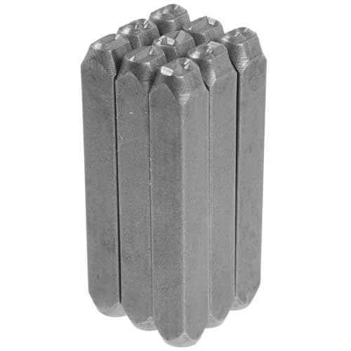 HOMSFOU 9 Stück digitale Stahlstempel drücken Handwerk Werkzeug klein Stempeln Schmuck Kunst Nummernstempel aus Leder und Metall Metallstempel Stempel für Metall Künstlerbedarf aus Leder HOMSFOU 9 Stück digitale Stahlstempel drücken Handwerk Werkzeug klein Stempeln Schmuck Kunst Nummernstempel aus Leder und Metall Metallstempel Stempel für Metall Künstlerbedarf aus Leder von HOMSFOU