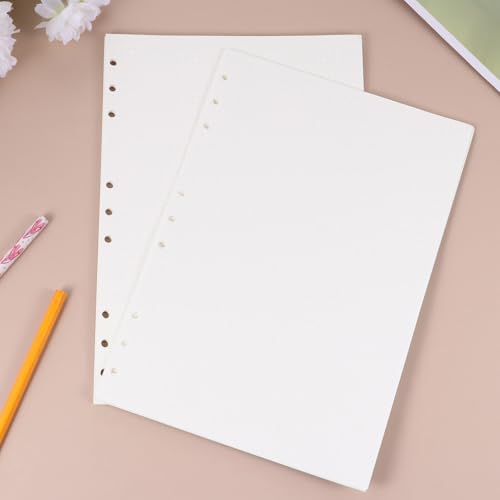 HOMSFOU 90 Blatt Nachfüllpapier Punktkariert Loseblatt Nachfüllung Kompatibel mit Ringbüchern für Notizbücher Tagebücher Journal Schreiben Zeichnen von HOMSFOU