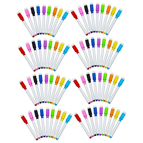 HOMSFOU 90 Stück Abwischbare Marker Stifte für Whiteboards Spitze für Schule Büro und Zuhause Abwischbar Staubfrei Leicht zu Schreiben HOMSFOU 90 Stück Abwischbare Marker Stifte für Whiteboards Spitze für Schule Büro und Zuhause Abwischbar Staubfrei Leicht zu Schreiben von HOMSFOU