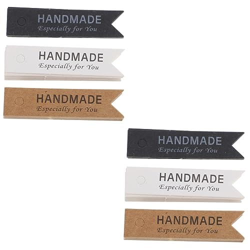 HOMSFOU 90 Stück Diy Fishtail Hängende Etiketten für Duftkerzen Teiliges Kraftpapier Langlebige Kerzenverzierungen für Kreative Geschenketiketten und Stilvolle Dekorationen von HOMSFOU