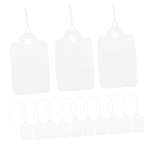 HOMSFOU 90 Stück Leeres Etikett Anzeige Etiketten Schmuck-display-tag Hang -tags Tag-aufkleber Stichworte Schmuck Aufkleber Verpackungsetikett Kettenanhänger Aus Papier Baumwolle Weiß HOMSFOU 90 Stück Leeres Etikett Anzeige Etiketten Schmuck-display-tag Hang -tags Tag-aufkleber Stichworte Schmuck Aufkleber Verpackungsetikett Kettenanhänger Aus Papier Baumwolle Weiß von HOMSFOU