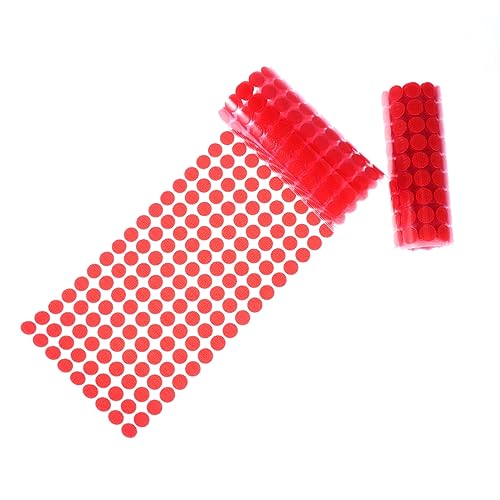 HOMSFOU 900Stücke Klettpunkte Rund Selbstklebend Hochwertige Klettband Pads für DIY Stark Klebend Doppelseitig für Bastelprojekte und Dekoration von HOMSFOU