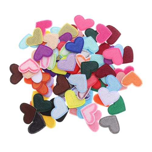HOMSFOU 93 Stück Teiliges Bügelapplikationen Herzform Bunte Bestickte Patches zum Aufbügeln Vielseitig für Kleidung Jeans Rucksäcke Langlebig und Farbenfroh für DIY Dekoration und HOMSFOU 93 Stück Teiliges Bügelapplikationen Herzform Bunte Bestickte Patches zum Aufbügeln Vielseitig für Kleidung Jeans Rucksäcke Langlebig und Farbenfroh für DIY Dekoration und von HOMSFOU