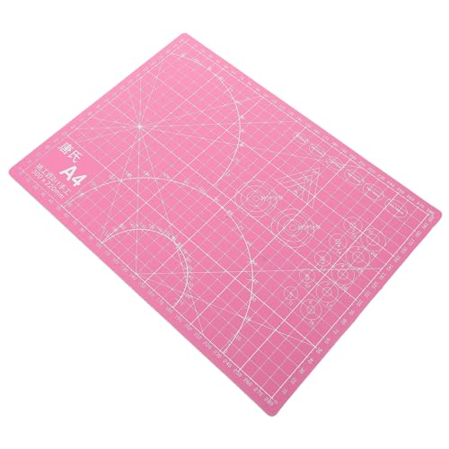 HOMSFOU A4 Schneidebad Küchenmatte Bastelbrett Klein Kunst-schneidebrett Hacken Schneidematte Für Vinyl Schneiden Schneidmatte Papier Schneidebrett Zum Nähen Groß Pvc Rosa HOMSFOU A4 Schneidebad Küchenmatte Bastelbrett Klein Kunst-schneidebrett Hacken Schneidematte Für Vinyl Schneiden Schneidmatte Papier Schneidebrett Zum Nähen Groß Pvc Rosa von HOMSFOU