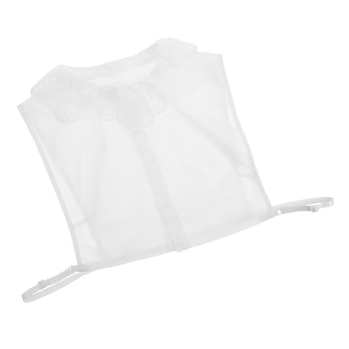 HOMSFOU Abnehmbarer Falscher Kragen Damen aus Atmungsaktivem Polyester Halbes Bluseneinsatz Weicher Langlebiger Fake Collar für Natürliches Tragegefühl und Vielseitige HOMSFOU Abnehmbarer Falscher Kragen Damen aus Atmungsaktivem Polyester Halbes Bluseneinsatz Weicher Langlebiger Fake Collar für Natürliches Tragegefühl und Vielseitige von HOMSFOU