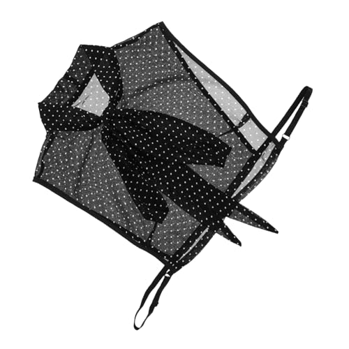 HOMSFOU Abnehmbarer Spitzen Kragen Damen Blusenkragen Halbshirt Falscher Kragen Elegant Weicher Formstabiler Einsatz für Blusen und Hemden Schwarz HOMSFOU Abnehmbarer Spitzen Kragen Damen Blusenkragen Halbshirt Falscher Kragen Elegant Weicher Formstabiler Einsatz für Blusen und Hemden Schwarz von HOMSFOU
