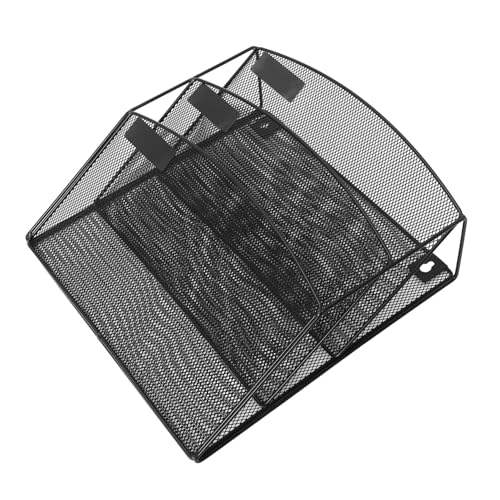 HOMSFOU Aktenregal zeitungsständer Zauberstab-Organizer Ordnerablage montieren Post-Organizer zur Wandmontage Büro für magnetischer Papierhalter Aktenordner aus Drahtgeflecht Eisen Black HOMSFOU Aktenregal zeitungsständer Zauberstab-Organizer Ordnerablage montieren Post-Organizer zur Wandmontage Büro für magnetischer Papierhalter Aktenordner aus Drahtgeflecht Eisen Black von HOMSFOU