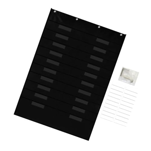 HOMSFOU Aktentasche Kartenhalter Für Das Klassenzimmer Kalender-taschendiagramm Aktenhalter Organisation Und Aufbewahrung Im Klassenzimmer Anwesenheitsliste Für Den Unterricht Black Metall HOMSFOU Aktentasche Kartenhalter Für Das Klassenzimmer Kalender-taschendiagramm Aktenhalter Organisation Und Aufbewahrung Im Klassenzimmer Anwesenheitsliste Für Den Unterricht Black Metall von HOMSFOU