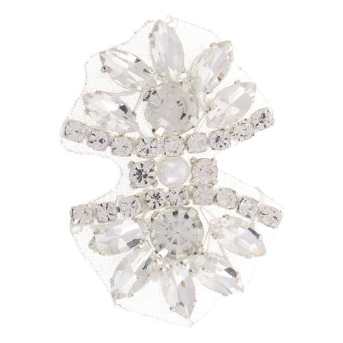 HOMSFOU Applikationen Aus Strass Schuhdekorationspatches Strassaufnäher Für Schuhe Kleidungsflicken Selber Machen Dekorationen Handwerk Zinklegierung Silver HOMSFOU Applikationen Aus Strass Schuhdekorationspatches Strassaufnäher Für Schuhe Kleidungsflicken Selber Machen Dekorationen Handwerk Zinklegierung Silver von HOMSFOU
