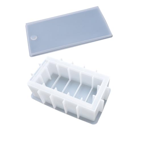 HOMSFOU Aufbewahrungsbox Silikonform mit Deckel Diy Gießform für Tissue Box zur Herstellung von Kreativen Aufbewahrungslösungen Organisation von Alltagsgegenständen von HOMSFOU