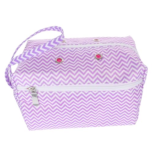 HOMSFOU Aufbewahrungstasche aus Wolle Taschen reisen Veranstalter Wolle beim Häkeln Handwerk Beutel mit Stricken Aufbewahrungstasche Strickgarn Tasche Häkchen -Hakenfall Baumwolle Violett HOMSFOU Aufbewahrungstasche aus Wolle Taschen reisen Veranstalter Wolle beim Häkeln Handwerk Beutel mit Stricken Aufbewahrungstasche Strickgarn Tasche Häkchen -Hakenfall Baumwolle Violett von HOMSFOU