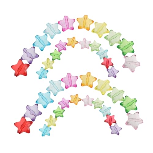 HOMSFOU Bastelperlen Fünf Punkte Sternförmige Acrylperlen Transparent Facettiert Bunte DIY Schmuckherstellung für Armbänder Halsketten Party Dekorationen HOMSFOU Bastelperlen Fünf Punkte Sternförmige Acrylperlen Transparent Facettiert Bunte DIY Schmuckherstellung für Armbänder Halsketten Party Dekorationen von HOMSFOU