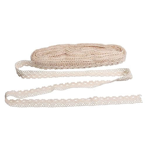 HOMSFOU Baumwoll Spitzenband Yards Diy Bastelspitze für Hochzeitsdekoration Breit Handgefertigte Spitzenborte für Kleider Romantische Vielseitig Einsetzbar HOMSFOU Baumwoll Spitzenband Yards Diy Bastelspitze für Hochzeitsdekoration Breit Handgefertigte Spitzenborte für Kleider Romantische Vielseitig Einsetzbar von HOMSFOU