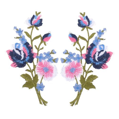 HOMSFOU Bestickte Blumen-aufnäher Boho Blumenstrauß Applikation zum Aufbügeln und Aufnähen Dekorative Stickerei Patches für Kleidung Taschen Hüte DIY Modeakzente HOMSFOU Bestickte Blumen-aufnäher Boho Blumenstrauß Applikation zum Aufbügeln und Aufnähen Dekorative Stickerei Patches für Kleidung Taschen Hüte DIY Modeakzente von HOMSFOU