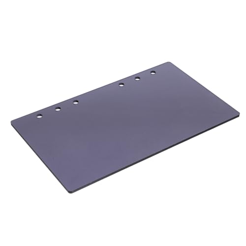 HOMSFOU Binder Cover aus Acryl Nachfüllbarer Lose-ordner Moderner Tragbarer Notizbuch-schutzhülle für Home Office und Reise Wiederverwendbarer Planer Organizer von HOMSFOU