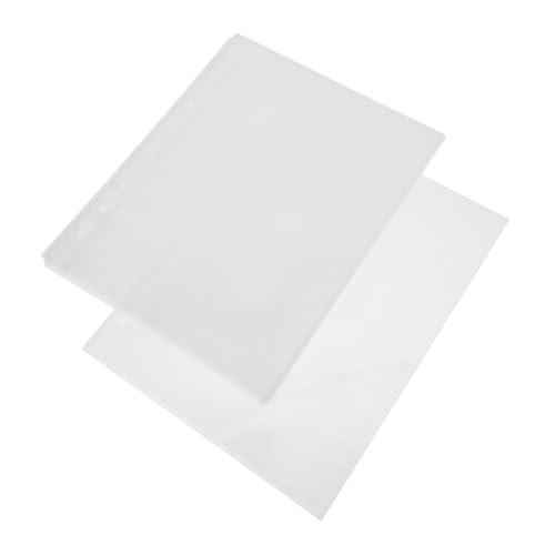 HOMSFOU Blatt Aufbewahrungstasche für Fotoalben Einsätze Ärmel Fotos Schreibwaren Ordnertrenner Album Ordnerhüllen Kunststoffhüllen für Hefter Organizer für Geldumschläge pp Transparent HOMSFOU Blatt Aufbewahrungstasche für Fotoalben Einsätze Ärmel Fotos Schreibwaren Ordnertrenner Album Ordnerhüllen Kunststoffhüllen für Hefter Organizer für Geldumschläge pp Transparent von HOMSFOU