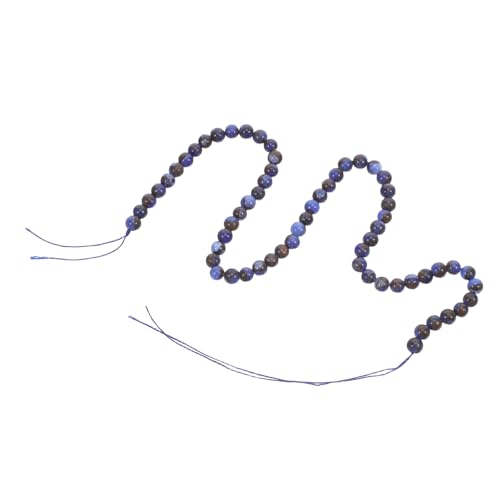 HOMSFOU Blau Goldfluss Steinperlen Rund Schmuckperlen Lose Perlen für DIY Armband Halskette Basteln Schmuckherstellung Zubehör HOMSFOU Blau Goldfluss Steinperlen Rund Schmuckperlen Lose Perlen für DIY Armband Halskette Basteln Schmuckherstellung Zubehör von HOMSFOU