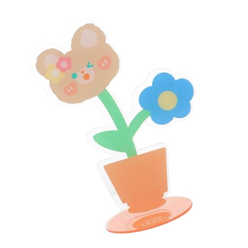 HOMSFOU Blumen Memo Halter für Schreibtisch Kreative Notizen für Büro und Zuhause Robuste und Praktische Notizclip Halterung für Fotos Karten und von HOMSFOU